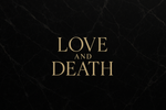 shopify website logo for love and death black marble